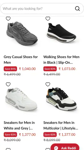 Redtape Online Shopping App screenshot