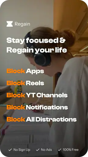 Regain: Study Timer for Focus screenshot