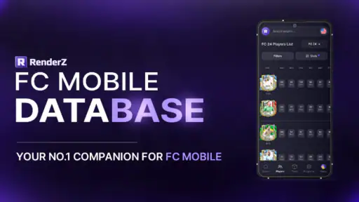 RenderZ: FC Mobile 25 Database screenshot