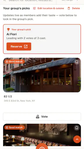 Resactly – Dinner, Decided screenshot