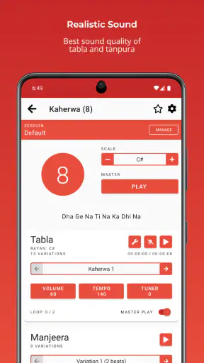 Rhythm Tabla & Tanpura PREMIUM screenshot