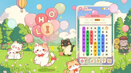 Ring of Words2: Cats Party screenshot