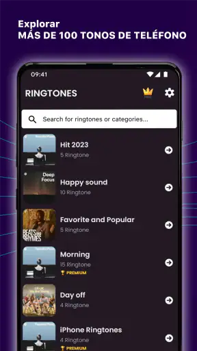 Ringtone songs & wallpaper screenshot