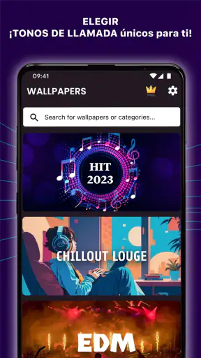 Ringtone songs & wallpaper screenshot