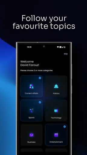 Riple - News in 100 words screenshot