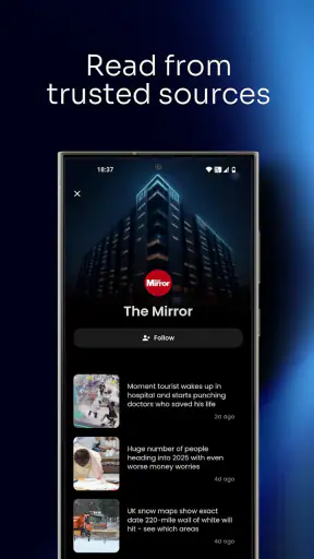 Riple - News in 100 words screenshot