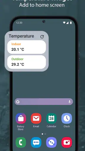 Room Temperature Thermometer screenshot