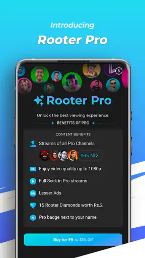 Rooter: Game & Esports App screenshot