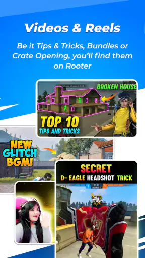Rooter: Game & Esports App screenshot