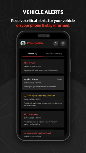 Royal Enfield App screenshot