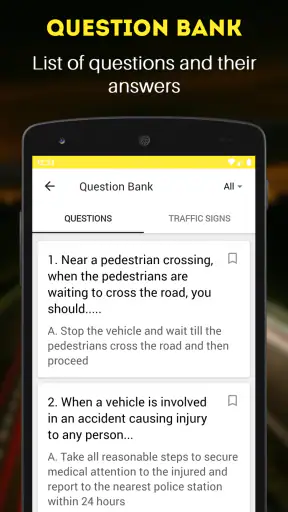 RTO Exam: Driving Licence Test screenshot