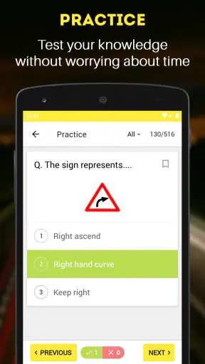 RTO Exam: Driving Licence Test screenshot