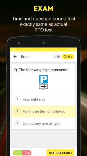 RTO Exam: Driving Licence Test screenshot