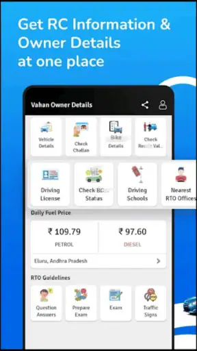 RTO Vehicle Info App, Challan screenshot