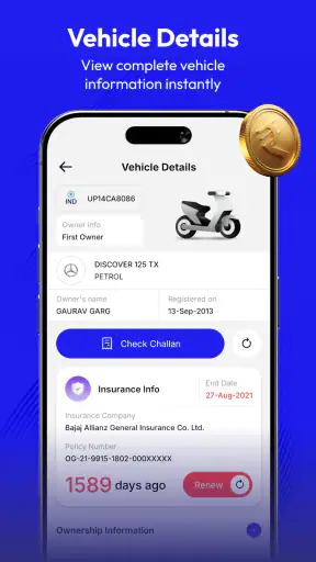 RTO Vehicle Info - VahanGo screenshot