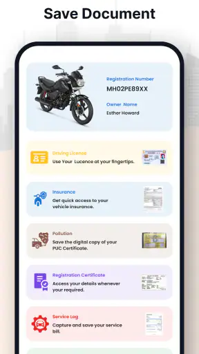 RTO Vehicle Information screenshot