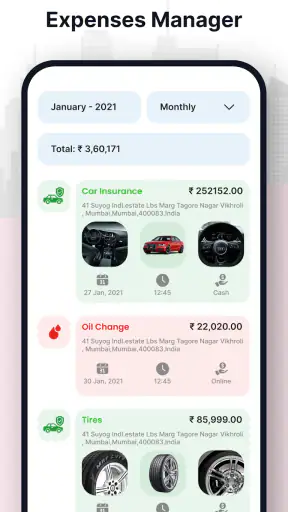 RTO Vehicle Information screenshot