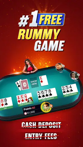 Rummy Gold (With Fast Rummy) screenshot