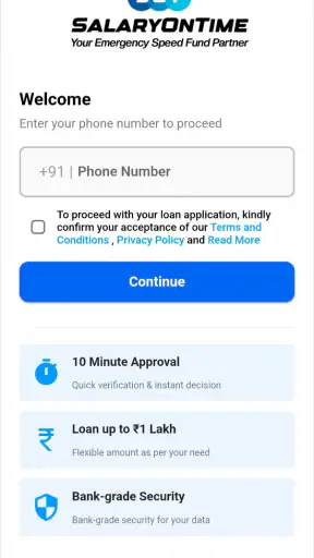 SalaryOnTime:Personal Loan App screenshot