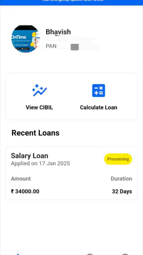 SalaryOnTime:Personal Loan App screenshot