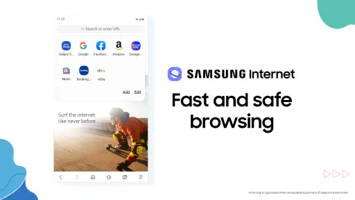 Samsung Internet Browser screenshot