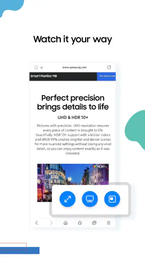 Samsung Internet Browser screenshot