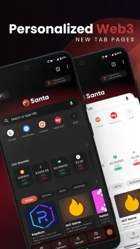 Santa Browser screenshot