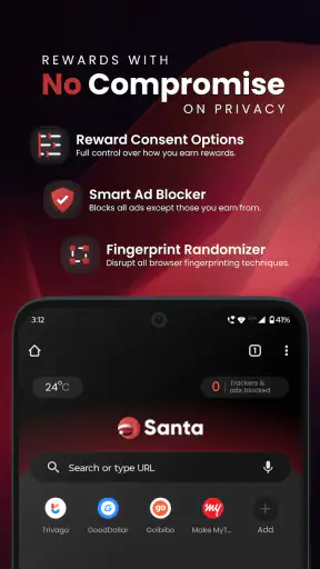 Santa Browser screenshot