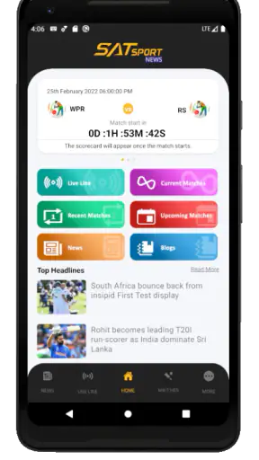 Satsport News: Score & Blogs screenshot
