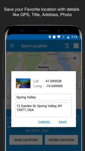 Save Location GPS screenshot
