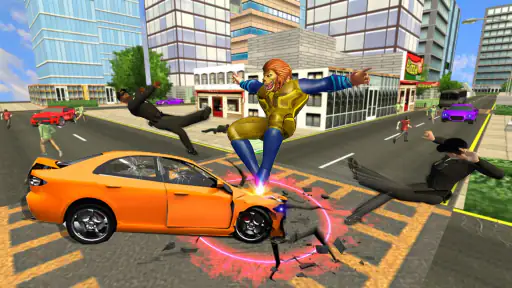 Scary Lion Crime City Attack screenshot