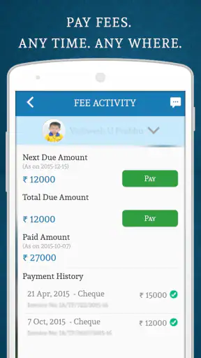 SCHOOL PARENT APP screenshot