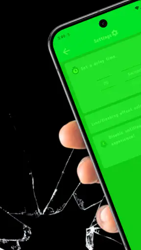 Screen prank: broken lcd joke screenshot