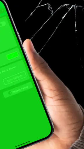 Screen prank: broken lcd joke screenshot