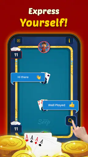 Seep by Octro- Sweep Card Game screenshot