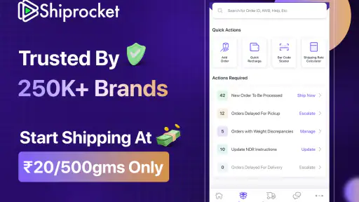 Shiprocket - Courier Delivery screenshot