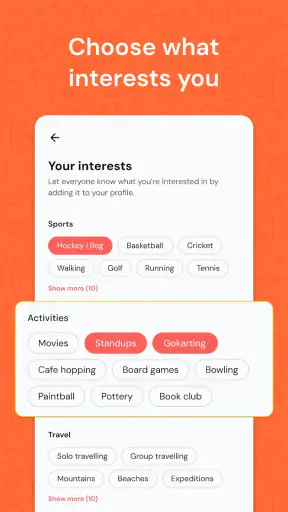 Shway: Swipe Right to Plans screenshot