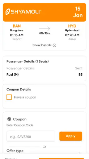 Shyamoli Paribahan screenshot