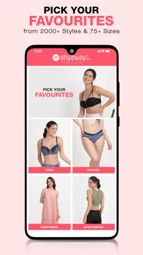 Shyaway: Lingerie Shopping App screenshot