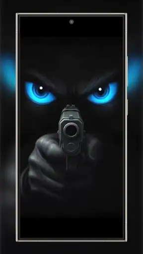 Silly Smile Gun Live Wallpaper screenshot