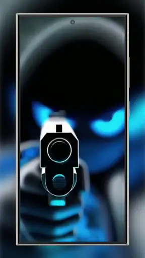 Silly Smile Gun Live Wallpaper screenshot