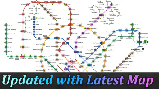Singapore MRT Route 新加坡地铁(Pro) screenshot