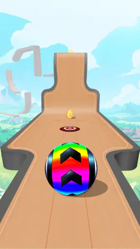 Sky Parkour Run: Ball Game screenshot