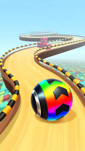 Sky Parkour Run: Ball Game screenshot