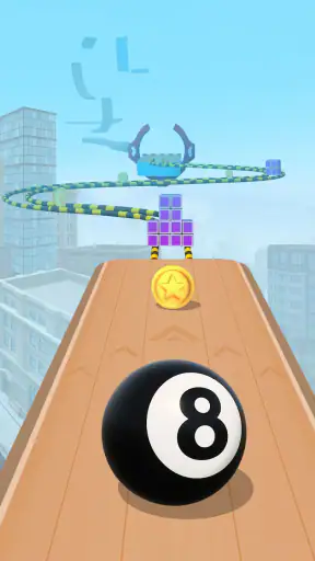 Sky Parkour Run: Ball Game screenshot