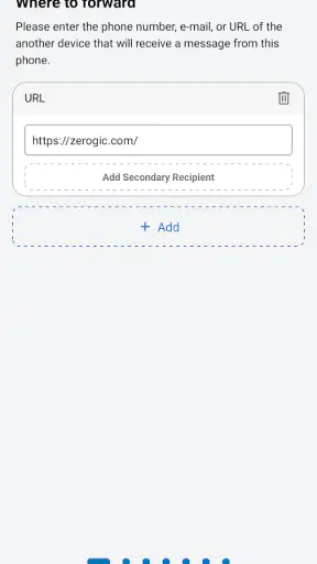 SMS Forwarder screenshot