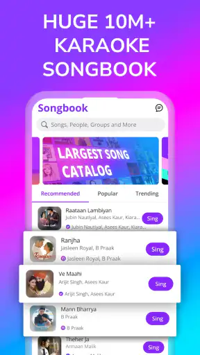 Smule: Sing, Record & Karaoke screenshot