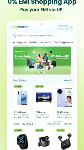 Snapmint: Buy Now, Pay in EMIs screenshot