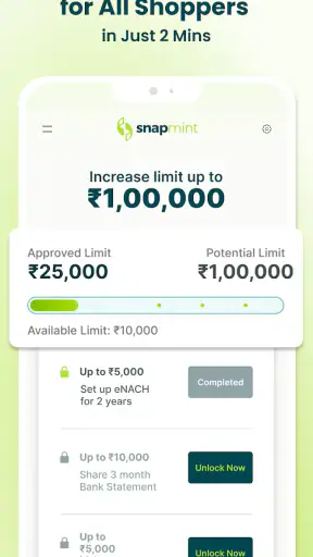 Snapmint: Buy Now, Pay in EMIs screenshot