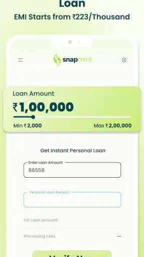 Snapmint: Buy Now, Pay in EMIs screenshot